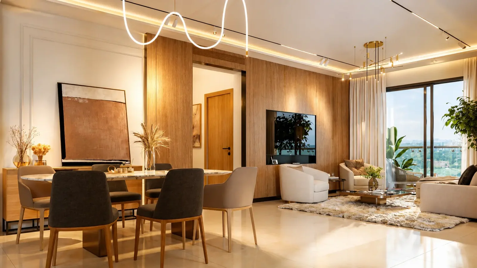 SOBHA OneWorld interior illustration